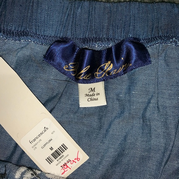 Jean dress with embroidered flowers - Picture 3 of 3